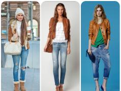 Ce să porți cu o jachetă de piele de damă, fotografii și sfaturi stilate